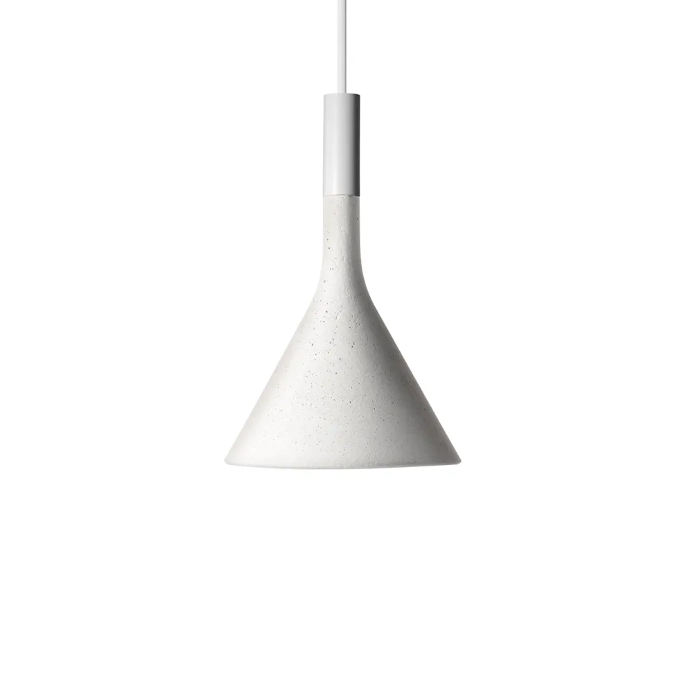 Suspension Aplomb Mini, blanc, bianco béton Foscarini
