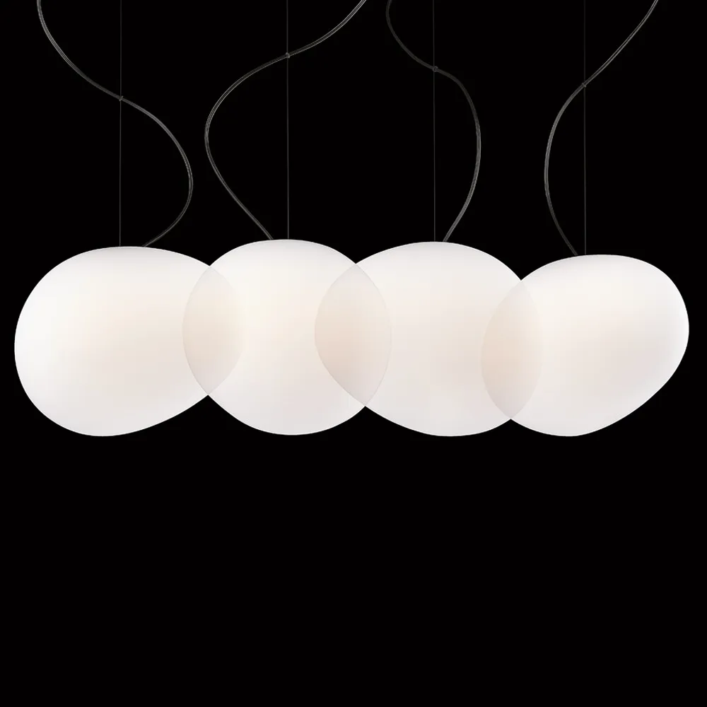 Suspension Gregg media, Blanc Foscarini