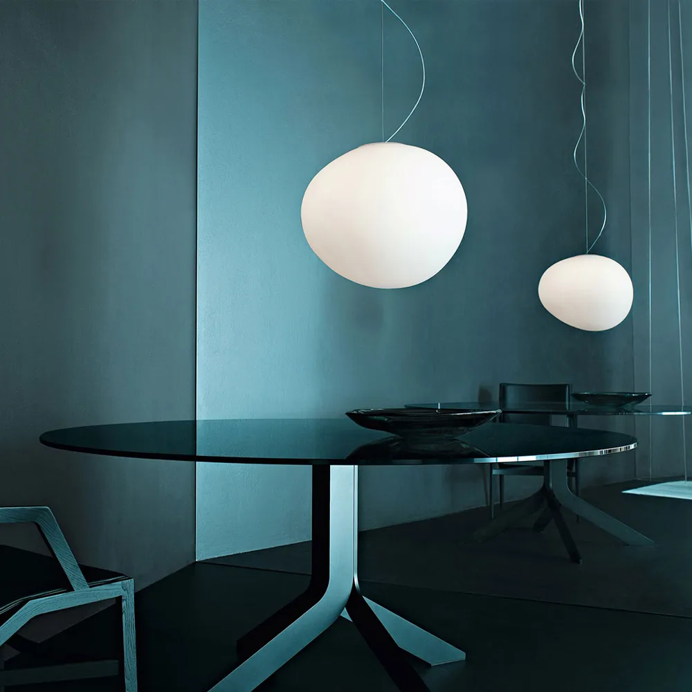Suspension Gregg media, Blanc Foscarini