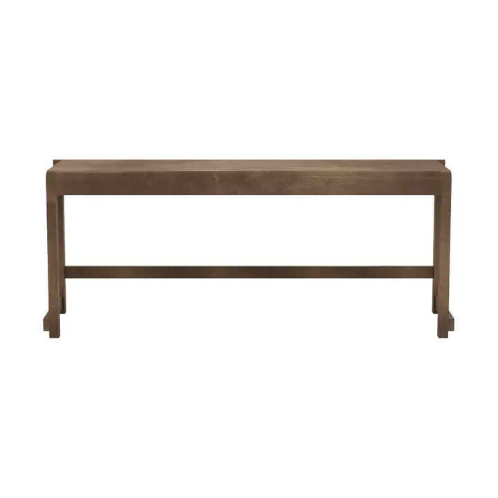 Banc Bench 01 - Bouleau brun foncé, 114,6x37x46 cm - FRAMA