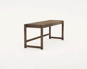 Banc Bench 01 - Bouleau brun foncé, 114,6x37x46 cm - FRAMA
