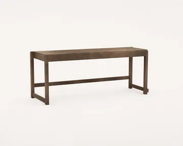 Banc Bench 01 - Bouleau brun foncé, 114,6x37x46 cm - FRAMA