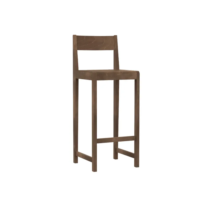 Bar Chair 01 barstol - Bouleau brun foncé, 76 cm - FRAMA