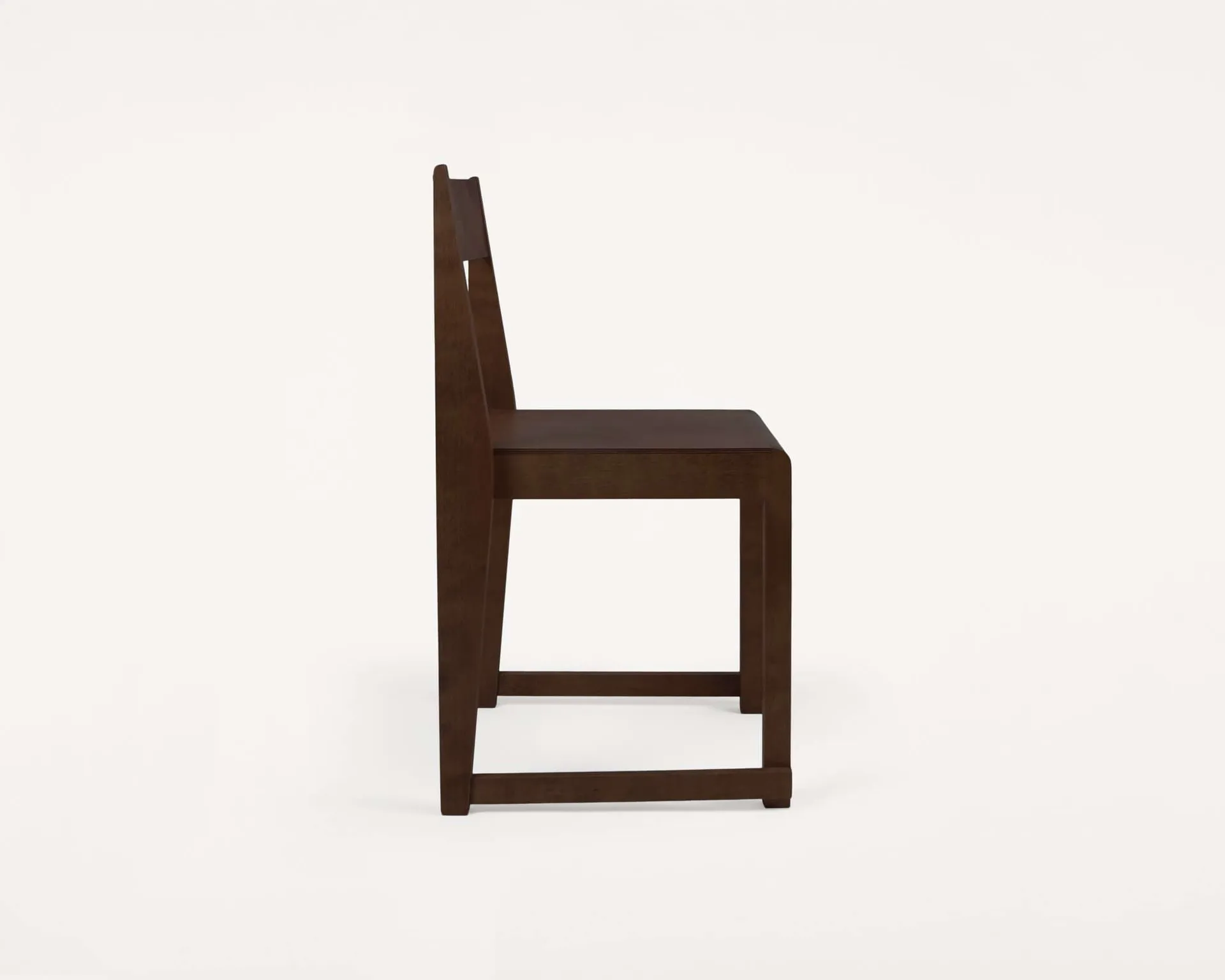 Chaise Chair 01, Bouleau brun foncé FRAMA