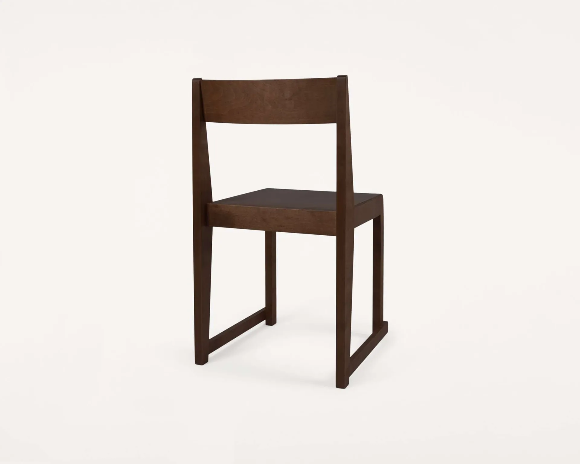 Chaise Chair 01, Bouleau brun foncé FRAMA