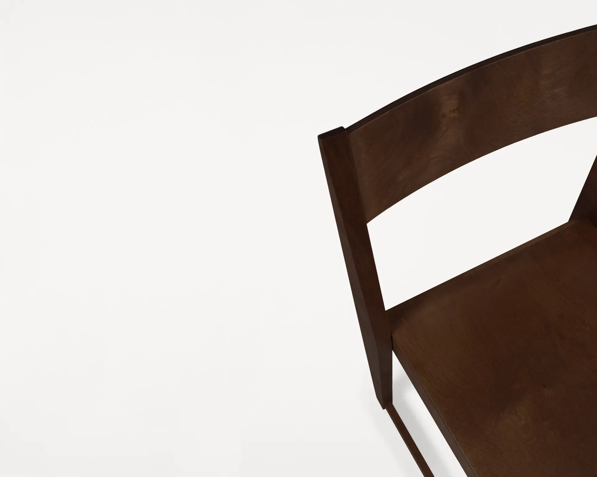 Chaise Chair 01, Bouleau brun foncé FRAMA