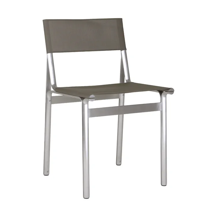 Chaise Union - Aluminium-Taupe Mesh - FRAMA