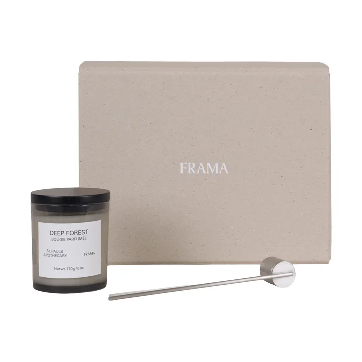 Coffret cadeau bougie parfumée + éteignoir FRAMA - Deep Forest - FRAMA