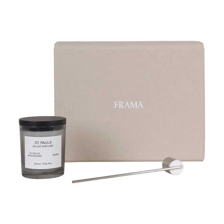 Coffret cadeau bougie parfumée + éteignoir FRAMA - St. Pauls - FRAMA