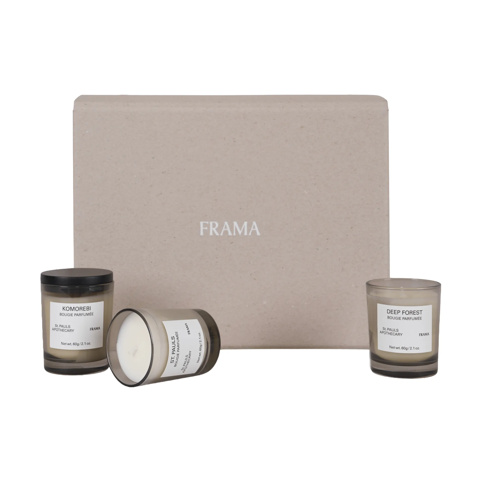 Coffret cadeau de bougies parfumées FRAMA, 3 pièces FRAMA