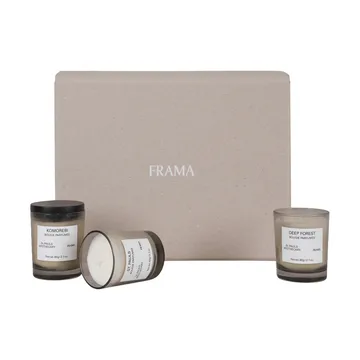 Coffret cadeau de bougies parfumées FRAMA - 3 pièces - FRAMA