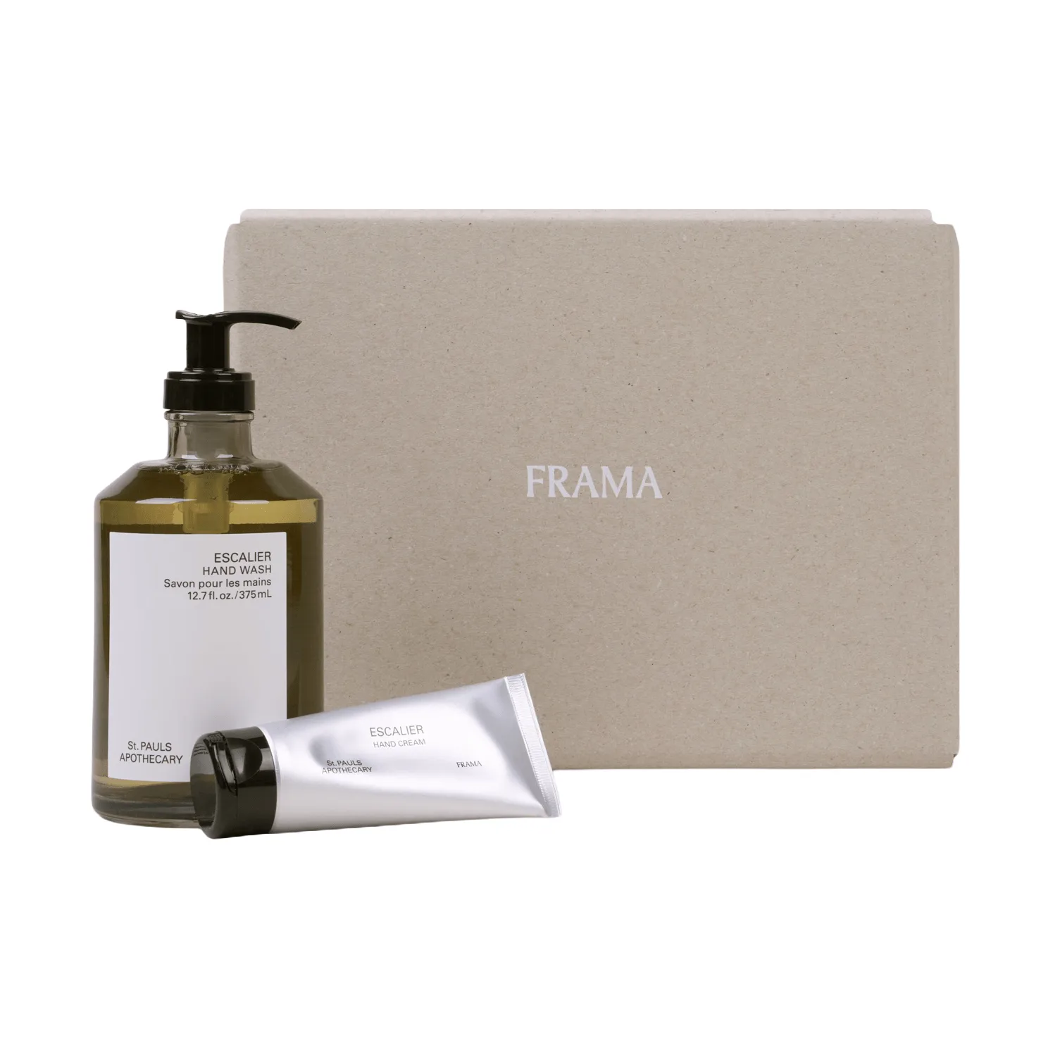 Coffret cadeau savon pour les mains + crème pour les mains FRAMA, Escalier FRAMA