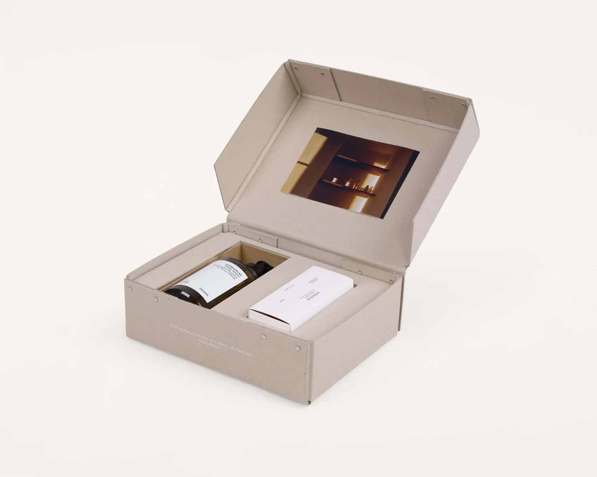 Coffret cadeau savon pour les mains + crème pour les mains FRAMA, Herbarium FRAMA