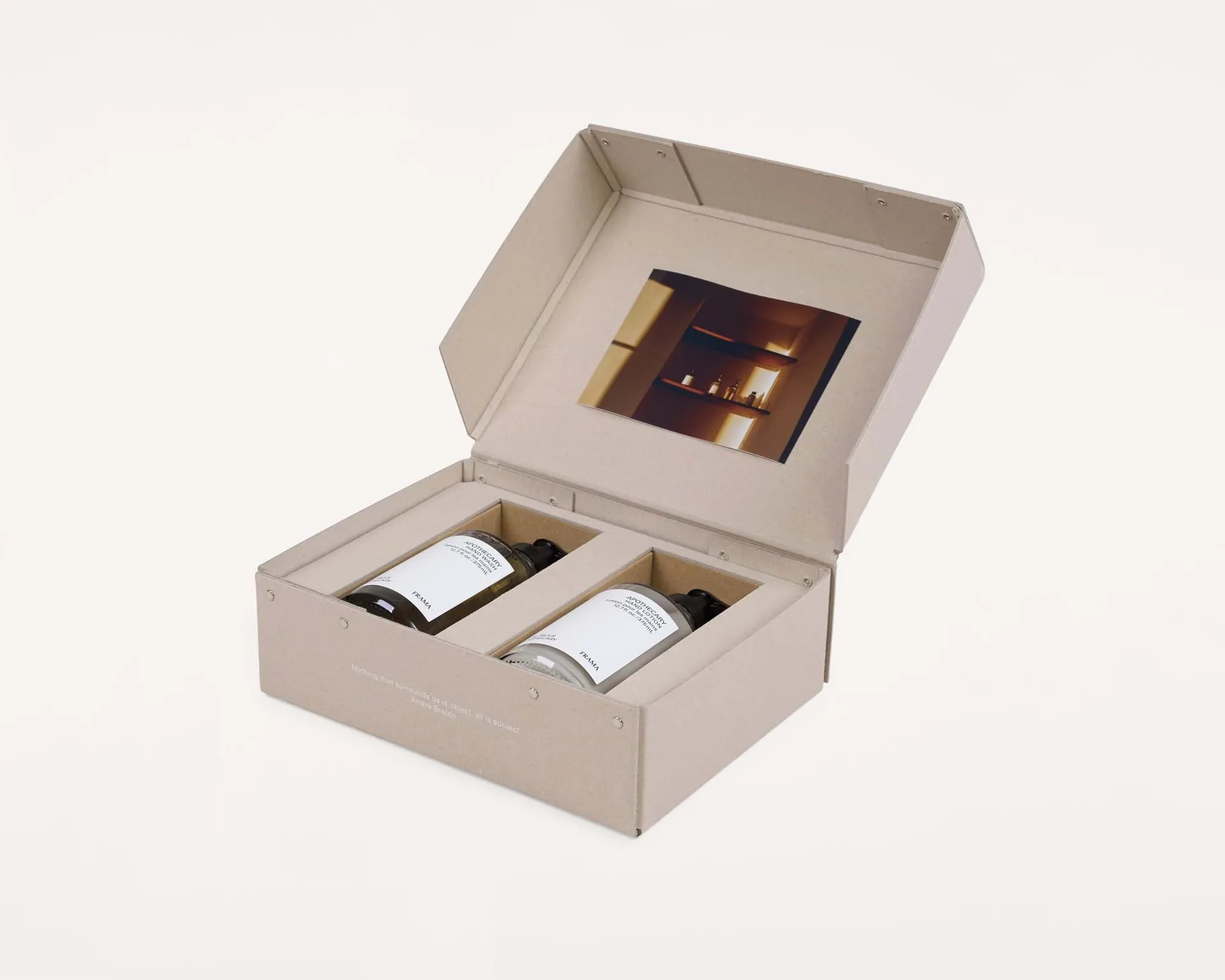 Coffret cadeau savon pour les mains + lotion pour les mains FRAMA, Apothecary FRAMA