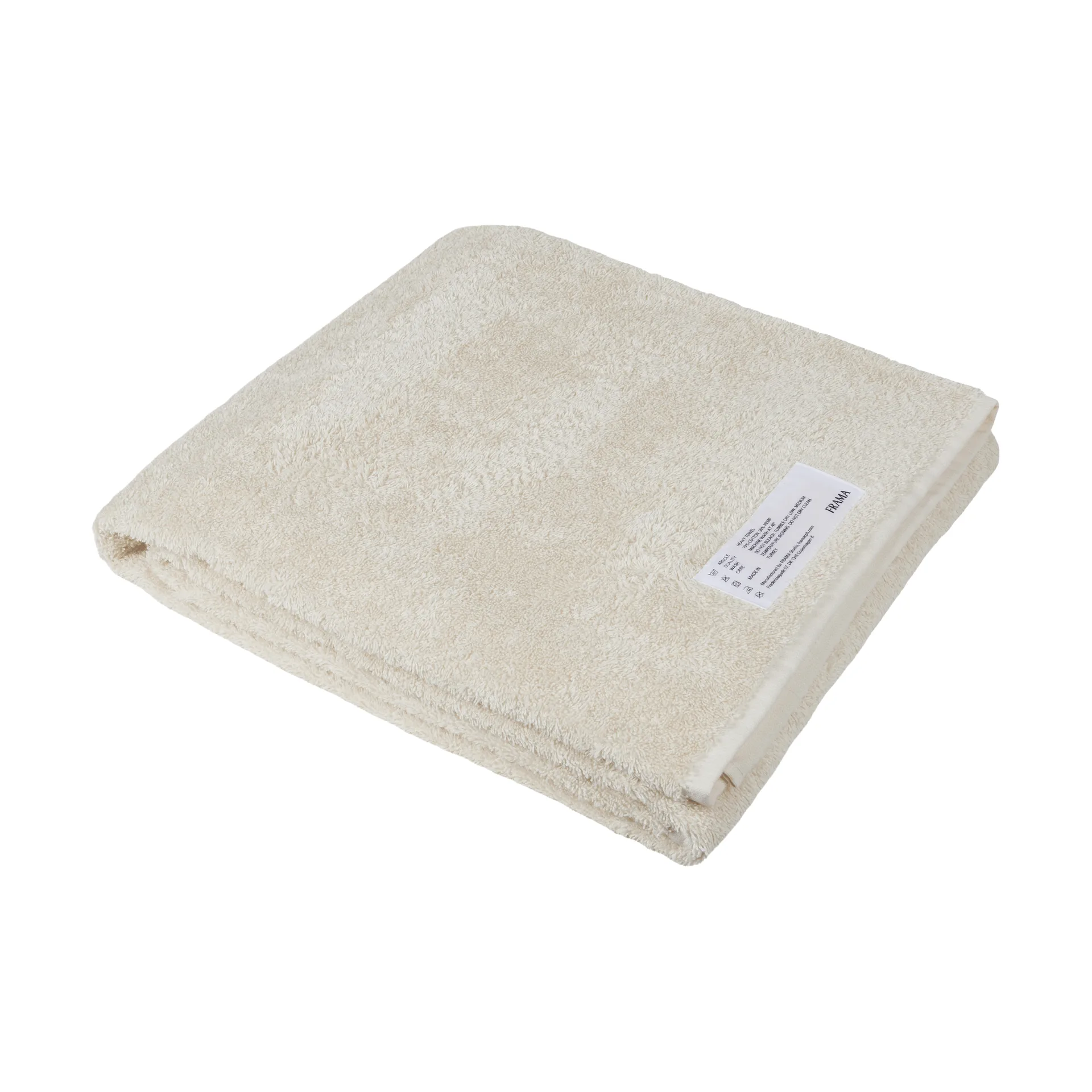 Drap de bain Heavy Towel 150x100 cm, Bone white (blanc) FRAMA