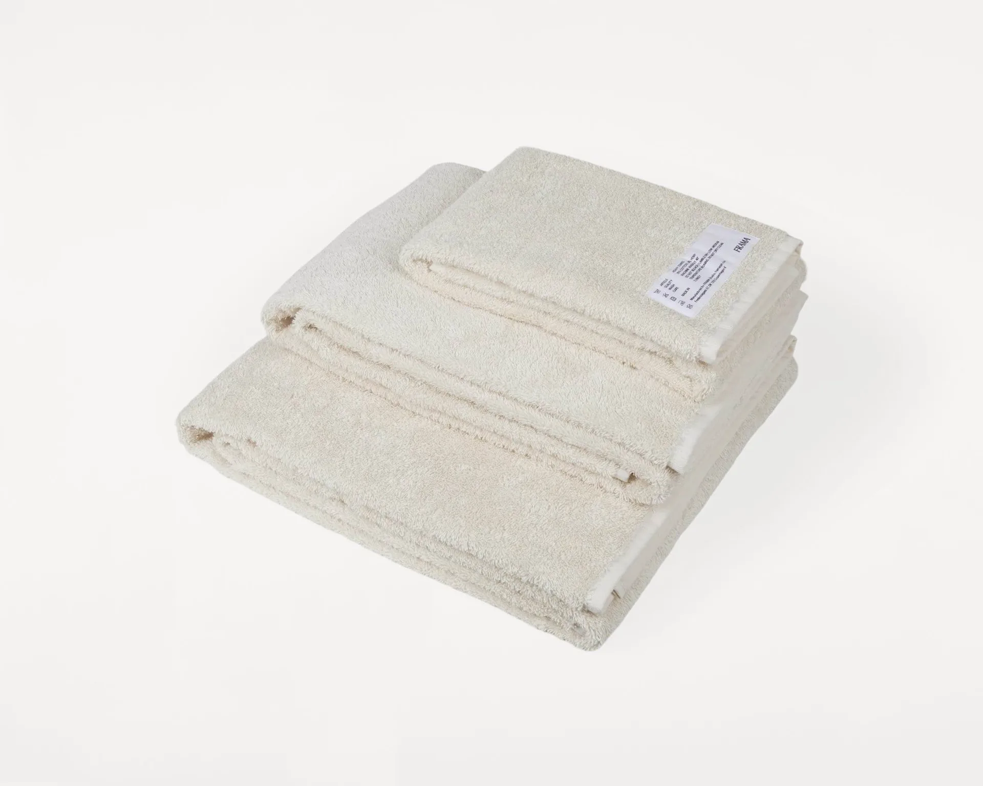 Drap de bain Heavy Towel 150x100 cm, Bone white (blanc) FRAMA