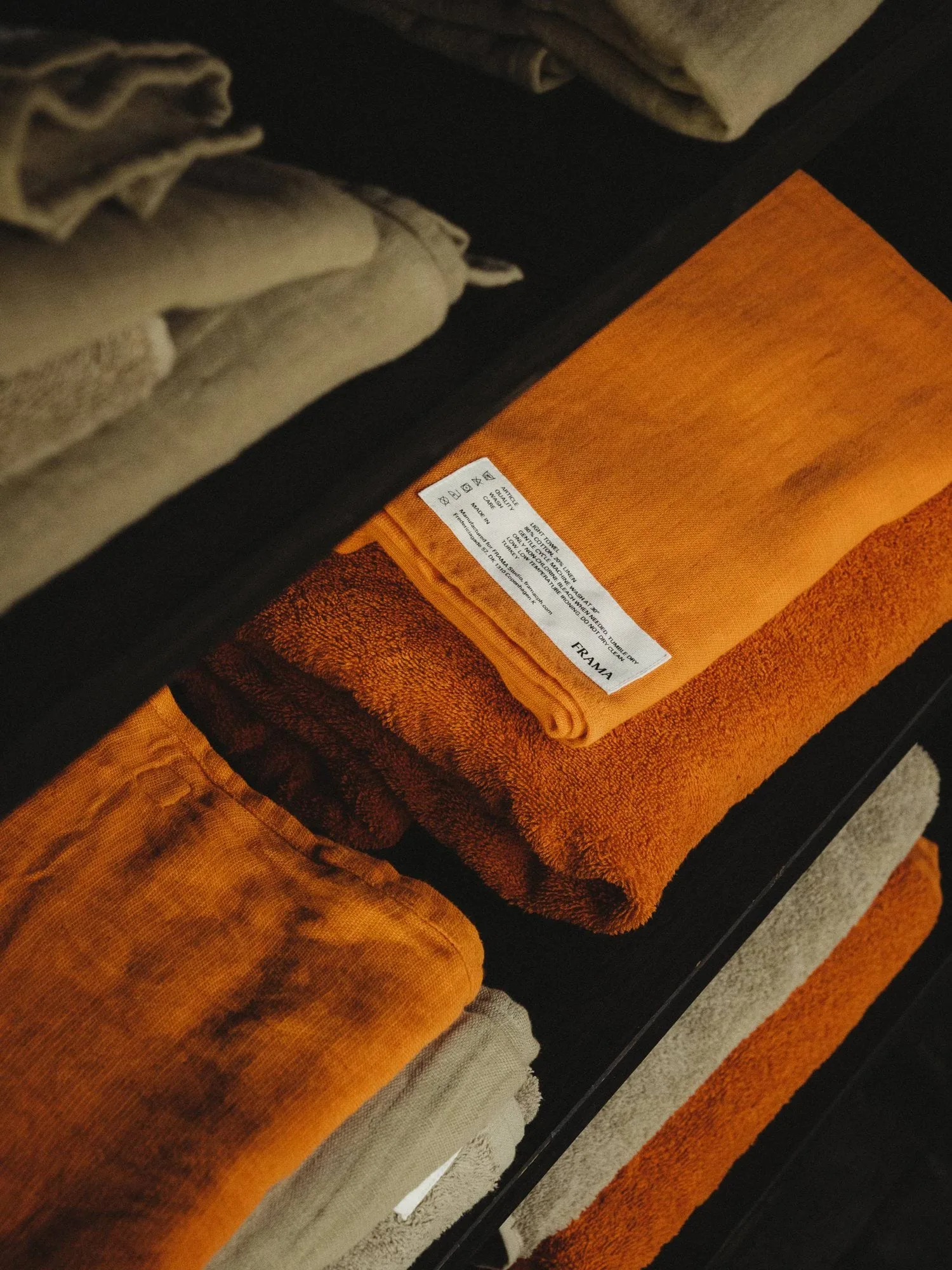 Drap de bain Light Towel 150x100 cm, Burnt orange (orange) FRAMA