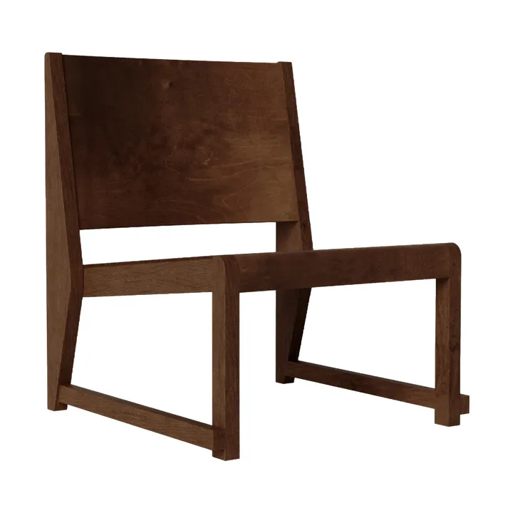 Easy Chair 01 loungestol - Bouleau brun foncé - FRAMA