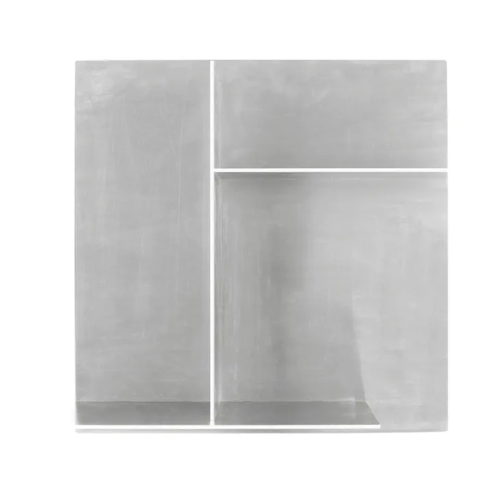 Étagère murale Rivet Typecase - Aluminium, 44,6x44,6x16,1 cm - FRAMA