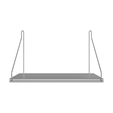 Étagère murale Single Shelf - Acier inoxydable, 40x27 cm - FRAMA