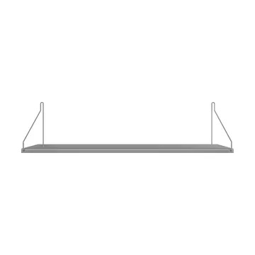 Étagère murale Single Shelf - Acier inoxydable, 80x20 cm - FRAMA