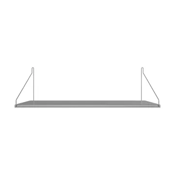 Étagère murale Single Shelf - Acier inoxydable, 80x27 cm - FRAMA