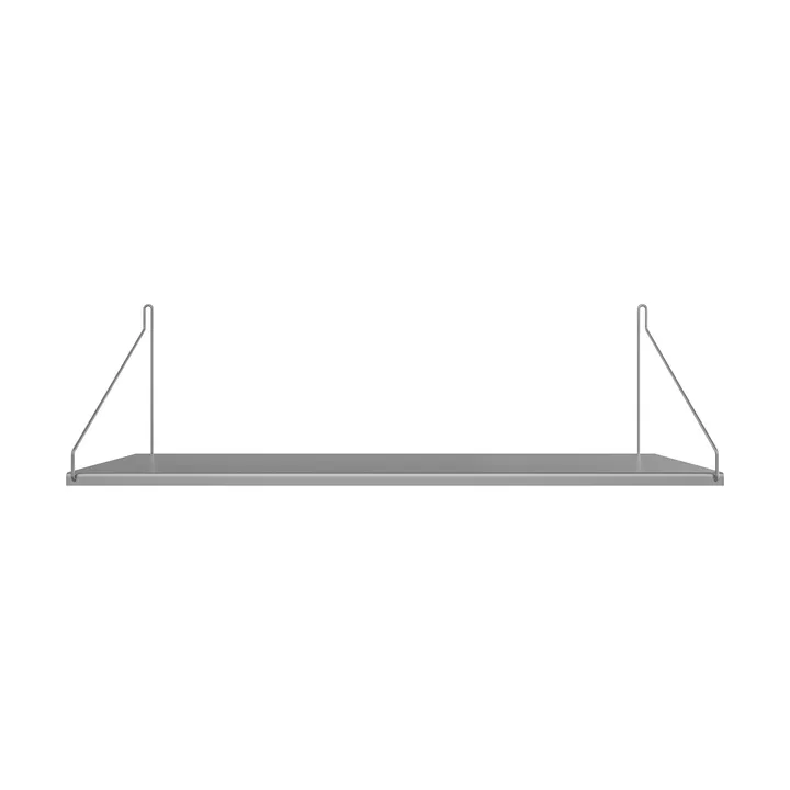 Étagère murale Single Shelf - Acier inoxydable, 80x27 cm - FRAMA