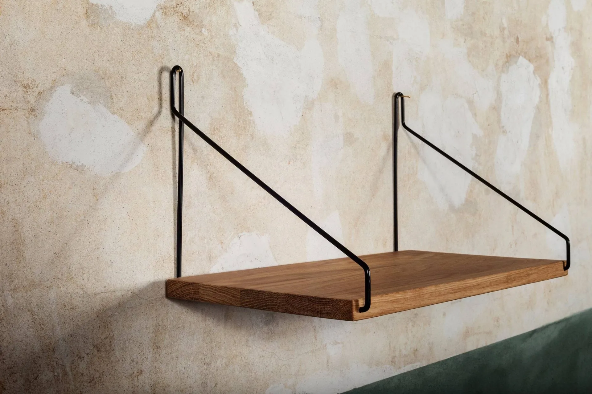 Étagère murale Single Shelf, Chêne-noir, 40x20 cm FRAMA