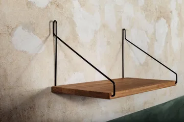 Étagère murale Single Shelf - Chêne-noir, 40x20 cm - FRAMA