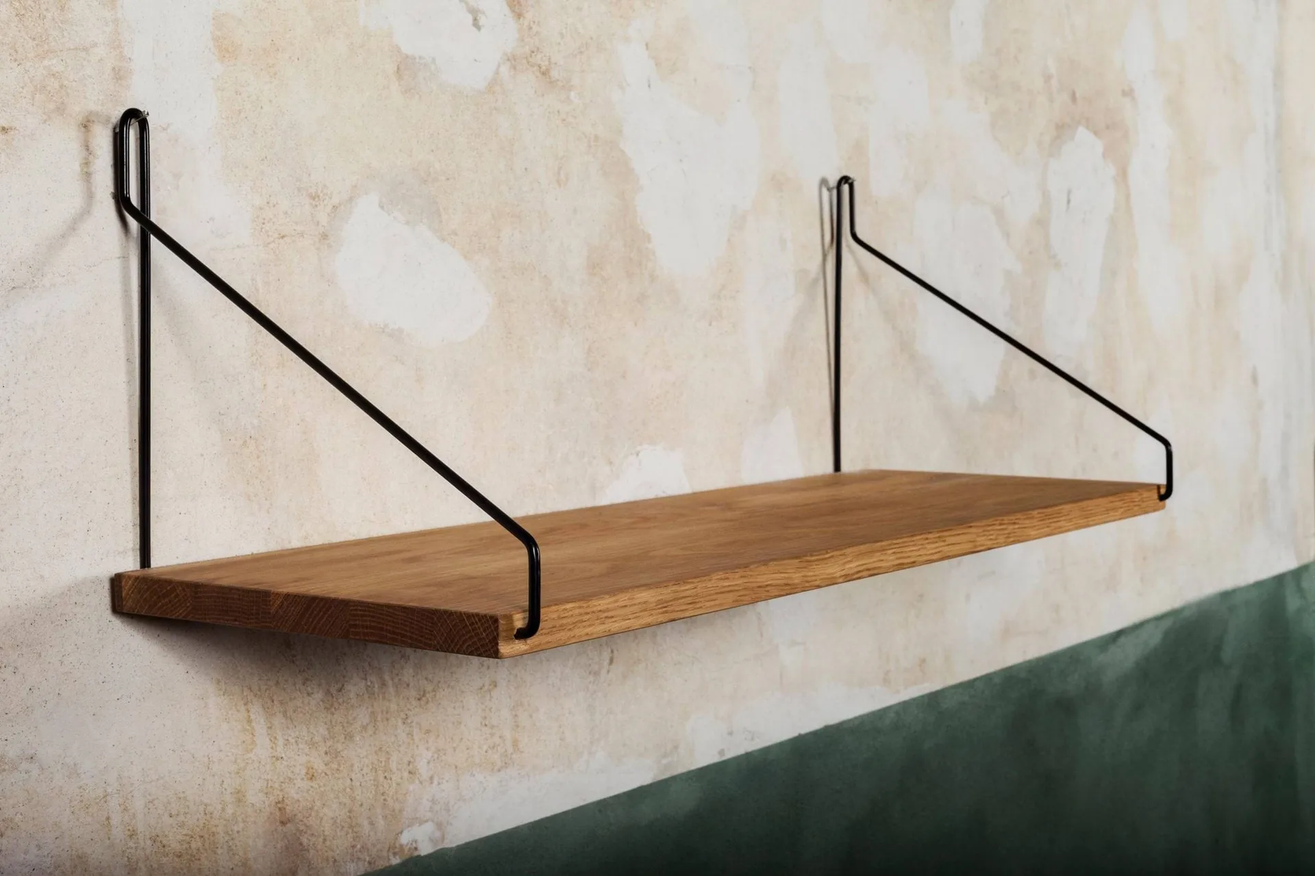 Étagère murale Single Shelf, Chêne-noir, 60x20 cm FRAMA