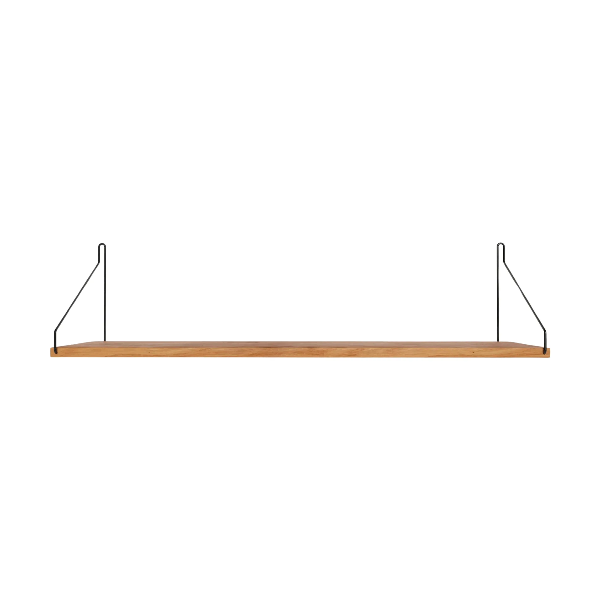 Étagère murale Single Shelf, Chêne-noir, 80x20 cm FRAMA