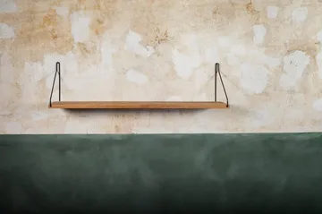 Étagère murale Single Shelf - Chêne-noir, 80x20 cm - FRAMA