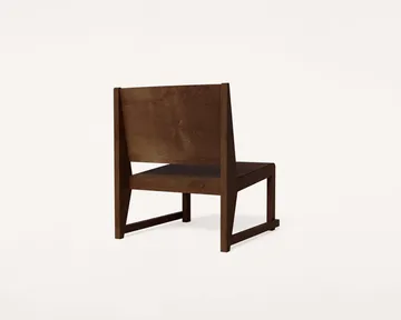 Fauteuil lounge Easy Chair 01 - Bouleau brun foncé - FRAMA