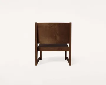 Fauteuil lounge Easy Chair 01 - Bouleau brun foncé - FRAMA