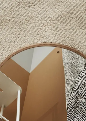 Miroir CM Circle - Chêne, medium, Ø60 cm - FRAMA