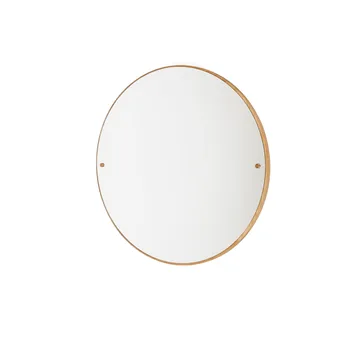 Miroir CM Circle - Chêne, small, Ø45 cm - FRAMA