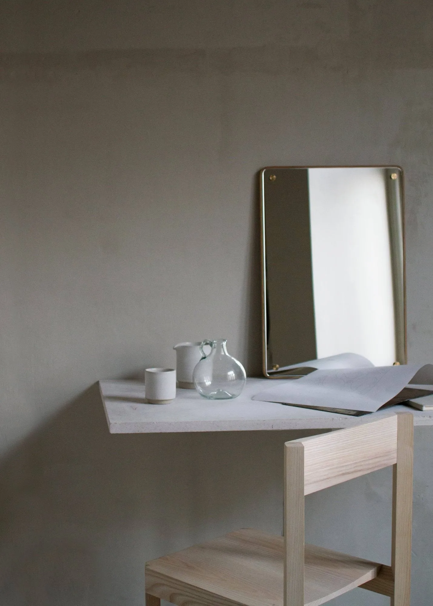 Miroir RM-1 Rectangular, Chêne, small, 58x40 cm FRAMA