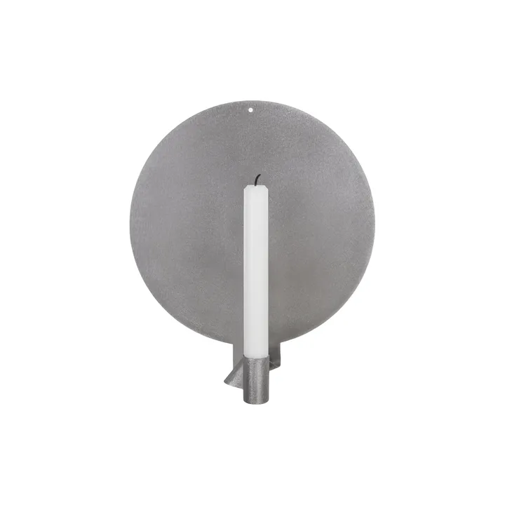 Ornament väggljusstake - Acier inoxydable, round, 28,2 cm - FRAMA