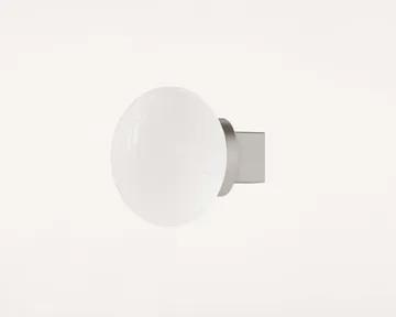Plafonnier Ovoid Sconce - Acier inoxydable, verre opale - FRAMA