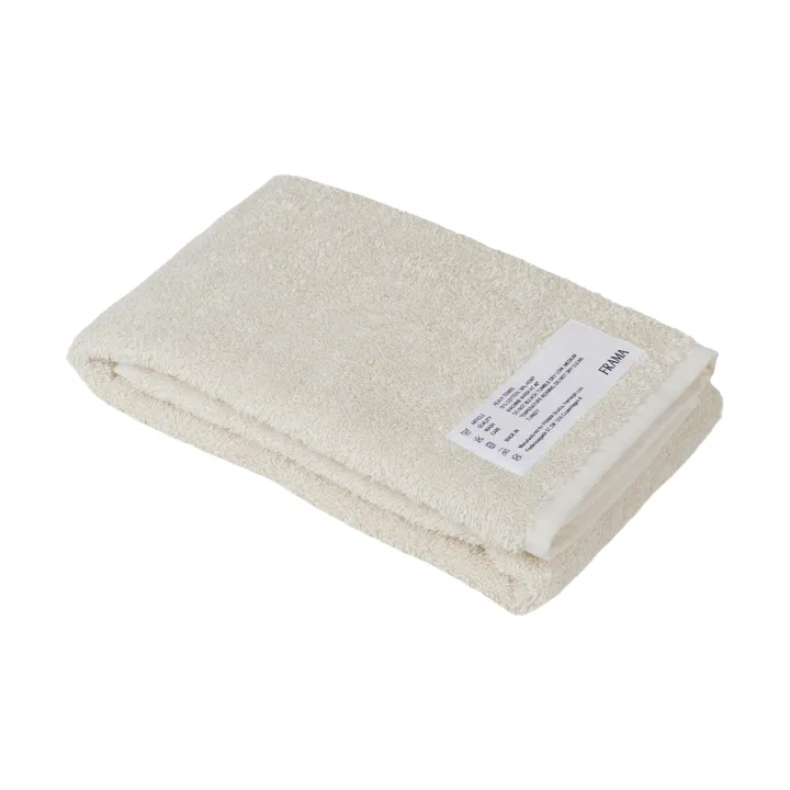 Serviette Heavy Towel 80x50 cm - Bone white (blanc) - FRAMA