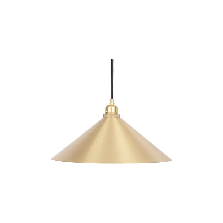 Suspension Cone Shade - Brass, medium, Ø36 cm - FRAMA