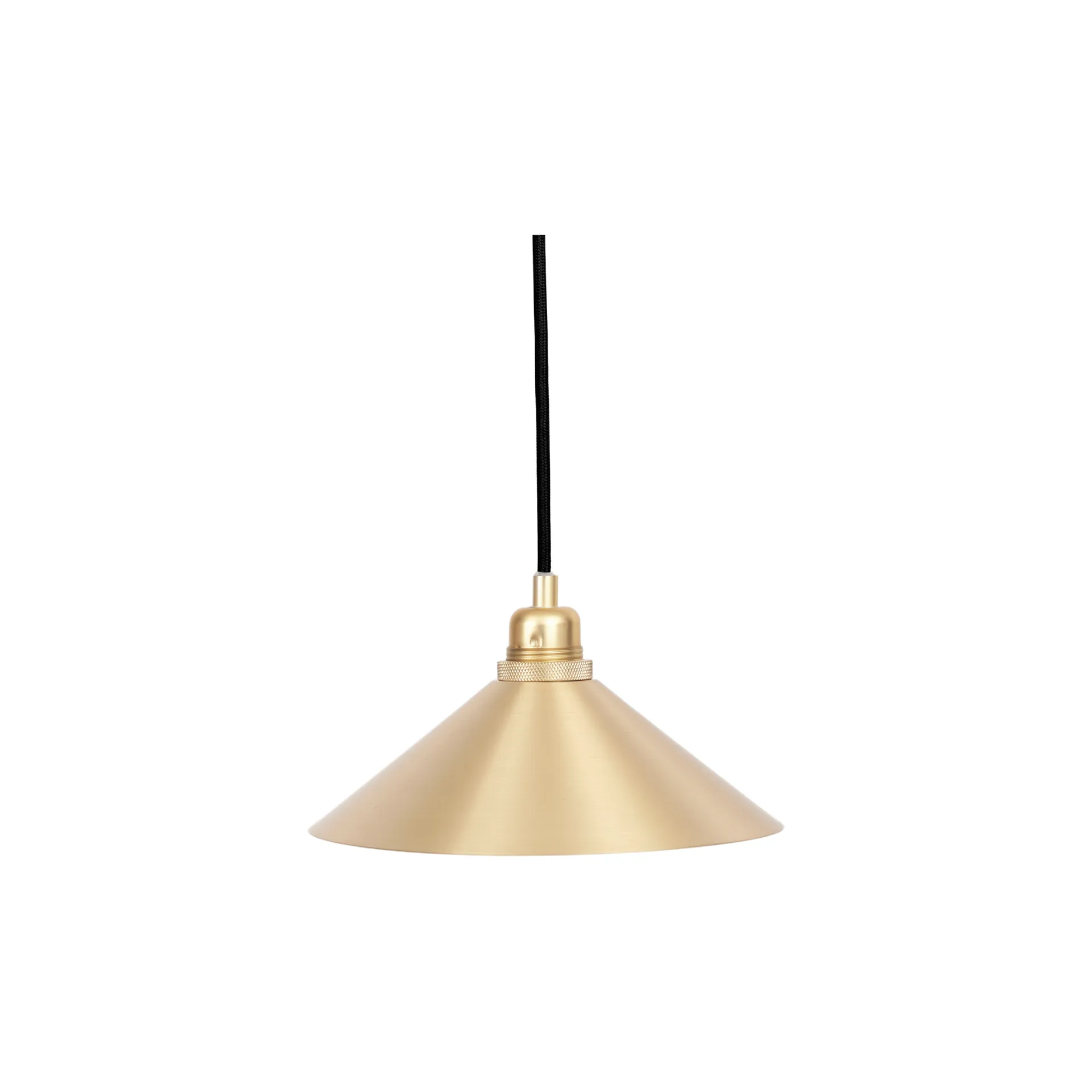 Suspension Cone Shade, Brass. small, Ø25 cm FRAMA