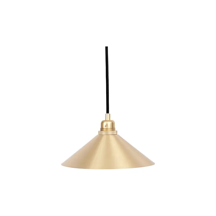 Suspension Cone Shade - Brass. small, Ø25 cm - FRAMA