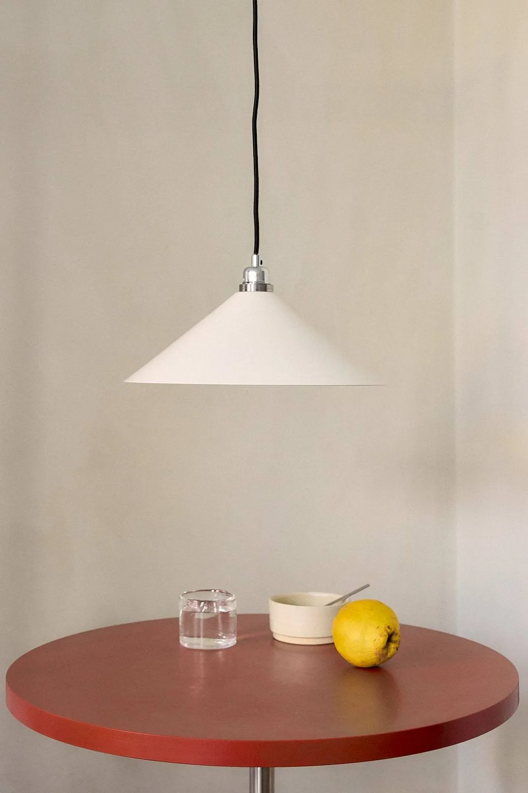 Suspension Cone Shade, White, small, Ø25 cm FRAMA