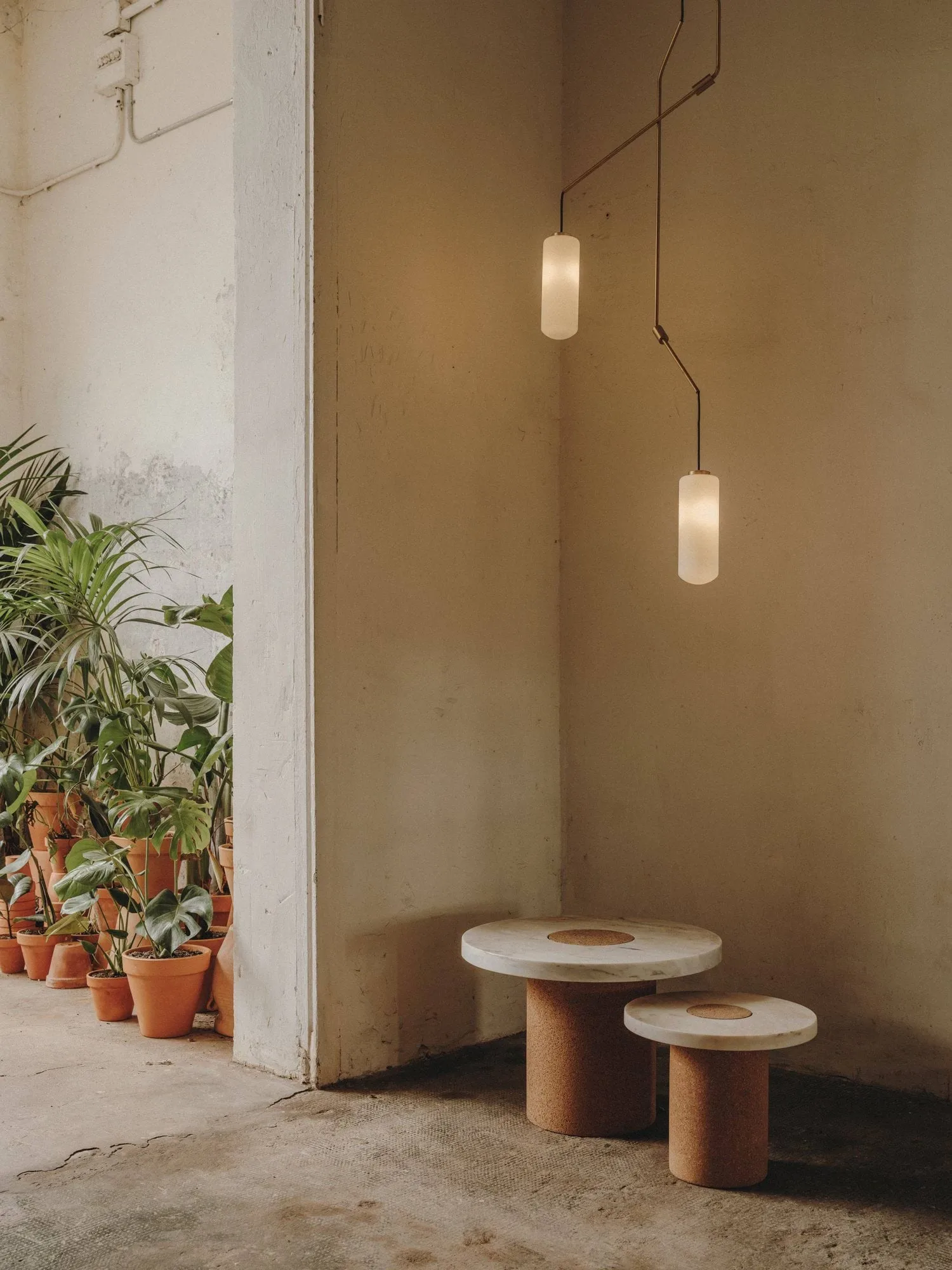Suspension Ventus Pendant, Laiton, Form 02 FRAMA