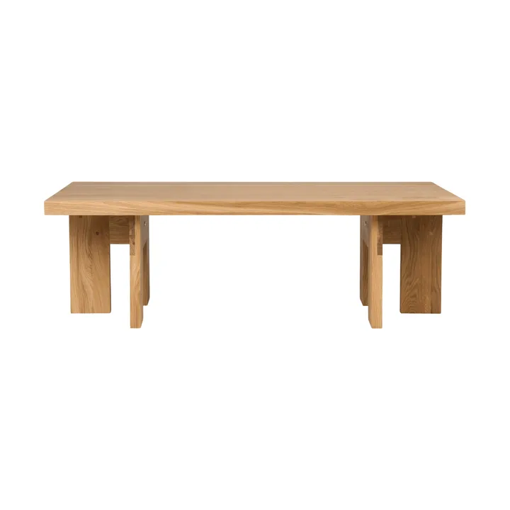Table basse Farmhouse Rectangle - Chêne, 115x52x37 cm - FRAMA