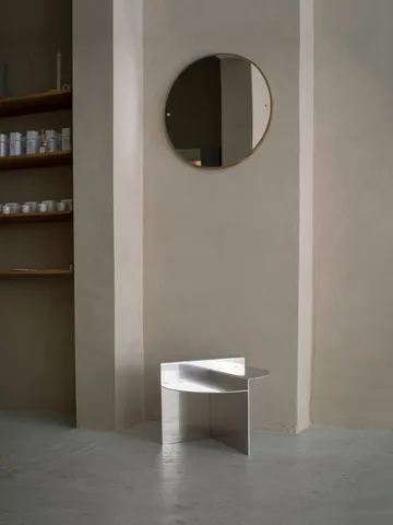 Table d'appoint Rivet - Aluminium, Ø51,3x40 cm - FRAMA
