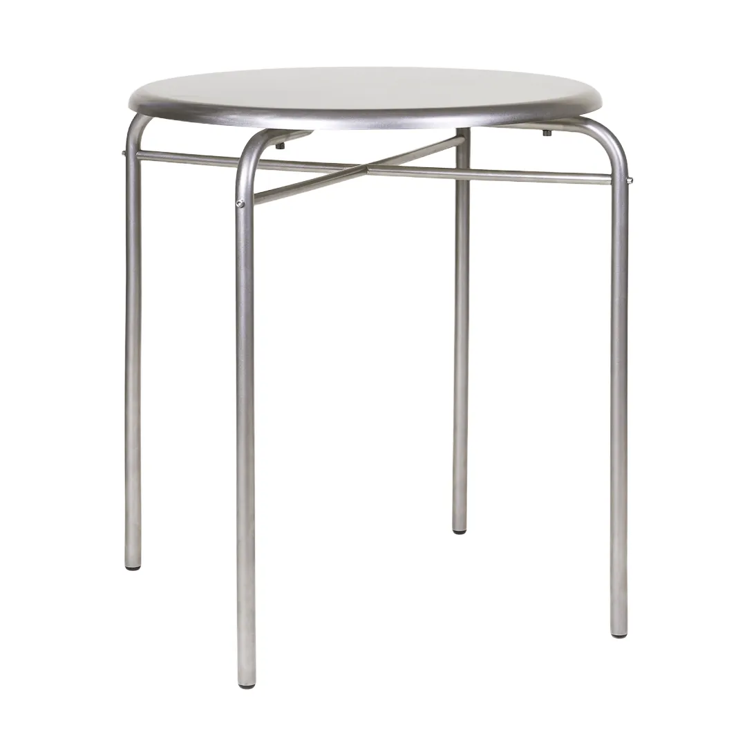 Table Petit Rond, Acier inoxydable, Ø65x73 cm FRAMA