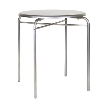 Table Petit Rond - Acier inoxydable, Ø65x73 cm - FRAMA