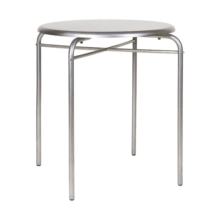 Table Petit Rond - Acier inoxydable, Ø65x73 cm - FRAMA